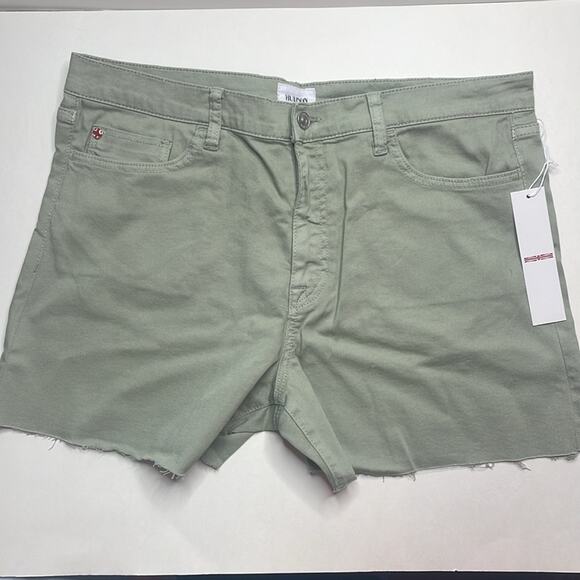 NWT Hudson green vault kass raw hem shorts size 32 - Picture 7 of 9